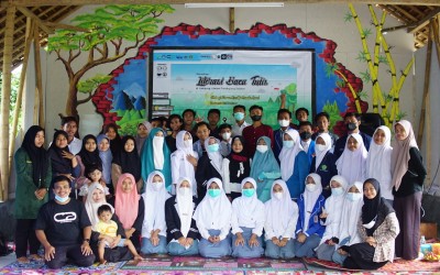 Perwakilan Siswa SLTA Pandeglang Selatan Mengikuti Workhsop Literasi Baca Tulis